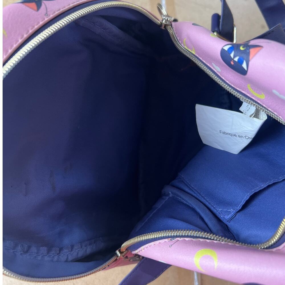 Loungefly Sailor Moon Luna Mini Backpack Pink - Picture 4 of 10